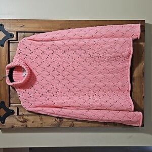 Northern Reflections Pink Turtleneck Sweater Size XL